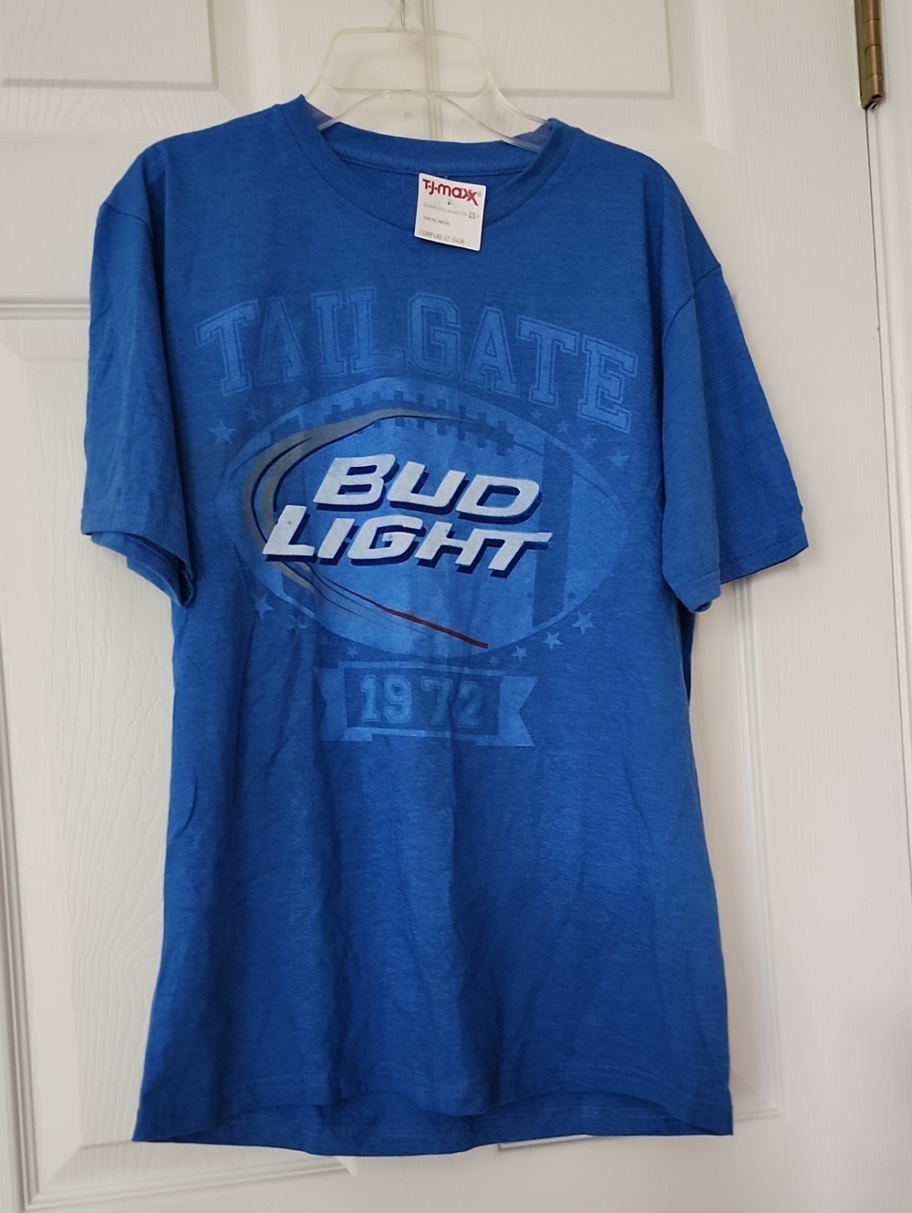 Budweiser Bud Light Blue Short Sleeve Graphic Tee